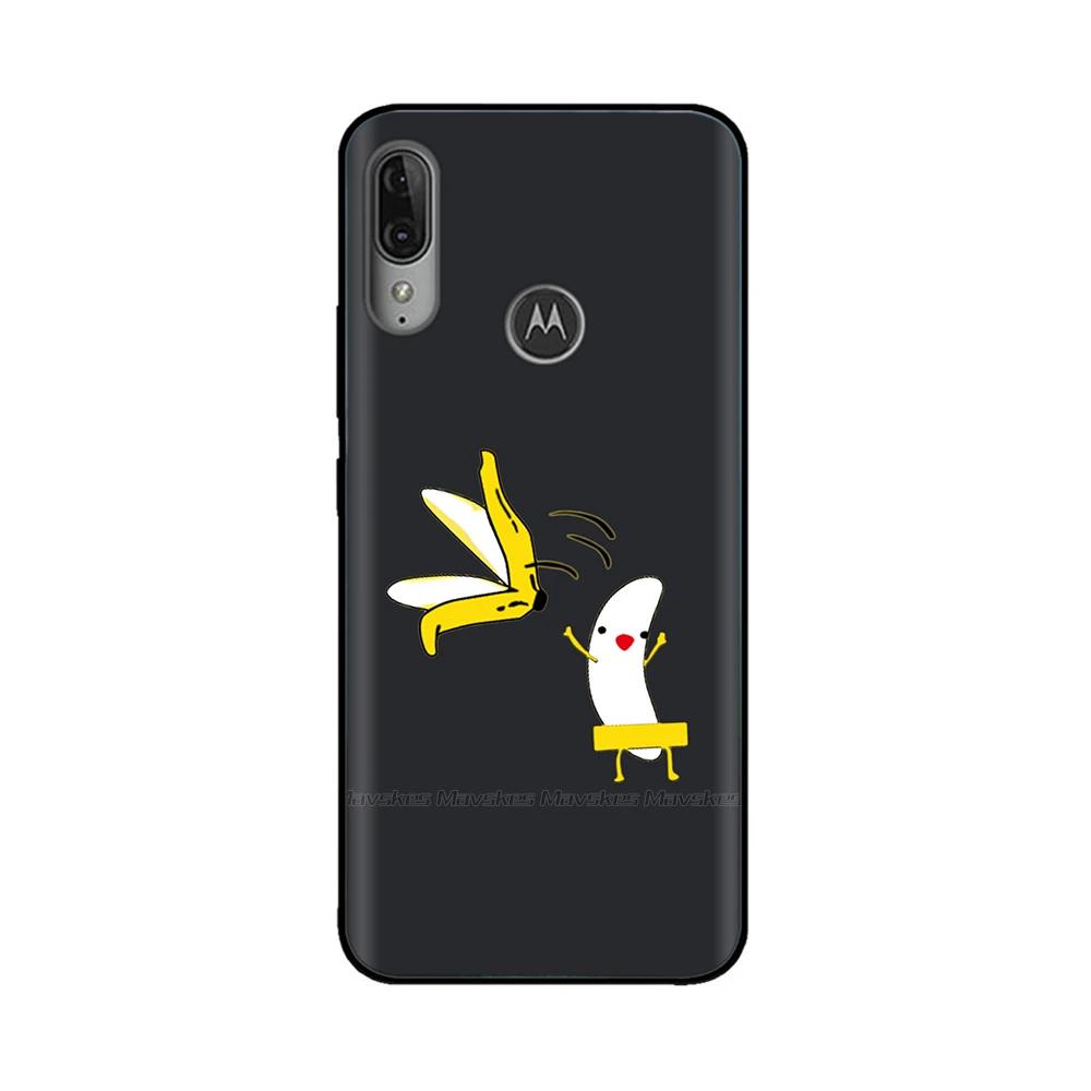 For Moto E6 Plus Case Soft Black Silicone Phone Back Cover For Motorola Moto E6 Play E6s 2020 MotoE6 Plus Case Cover Coque Funda
