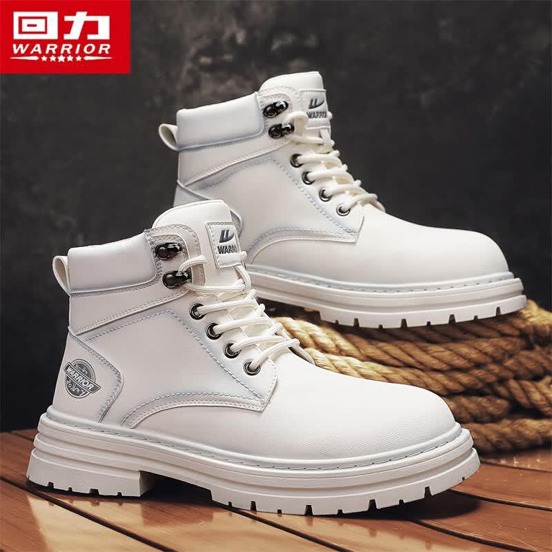 Warrior Men s High-Top Platform Casual Work Boots 39