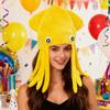 Simulation Cuttlefish Hat Funny Design Soft Fabric Comfortable Headgear For Parties And Daily Wear For Adult Kids
