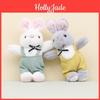Chaveiro de Coelho de Pelúcia Adorável Brinquedo Macio Recheado Para Bolsas e Eventos 18cm