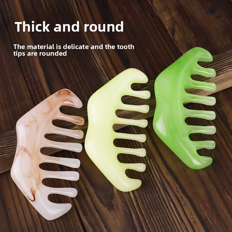Women's Long Hair Wide Tooth Hair Comb Head Massage Comb Scalp Massage Portable Comb