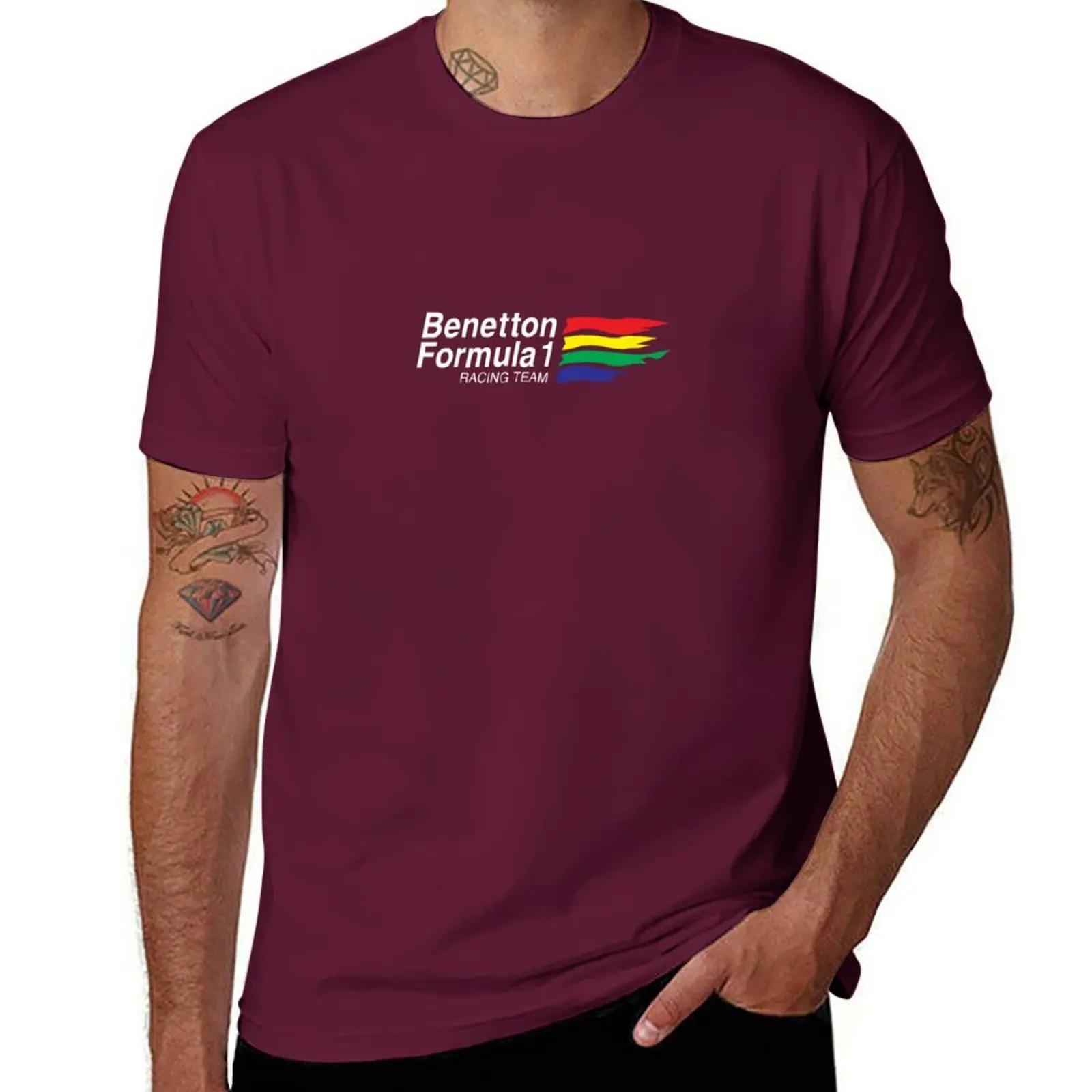 

Benetton Formula Team T-Shirt graphic tee shirt custom t shirt summer clothes oversizeds Men s clothing L