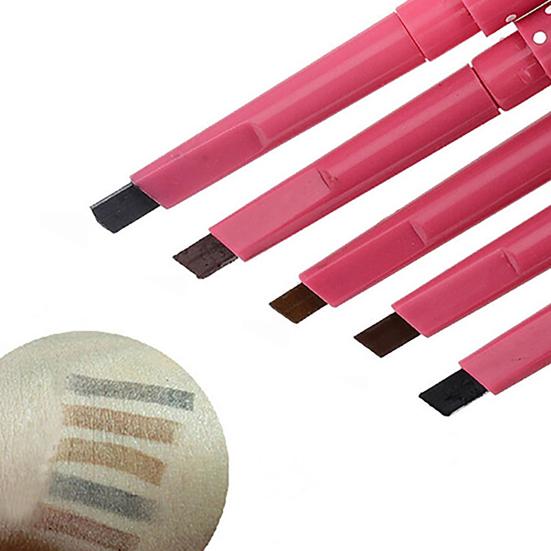 Eyeliner Pen Waterproof All Day Wear Smooth Rotating Eyebrow Pencil for Makeup
