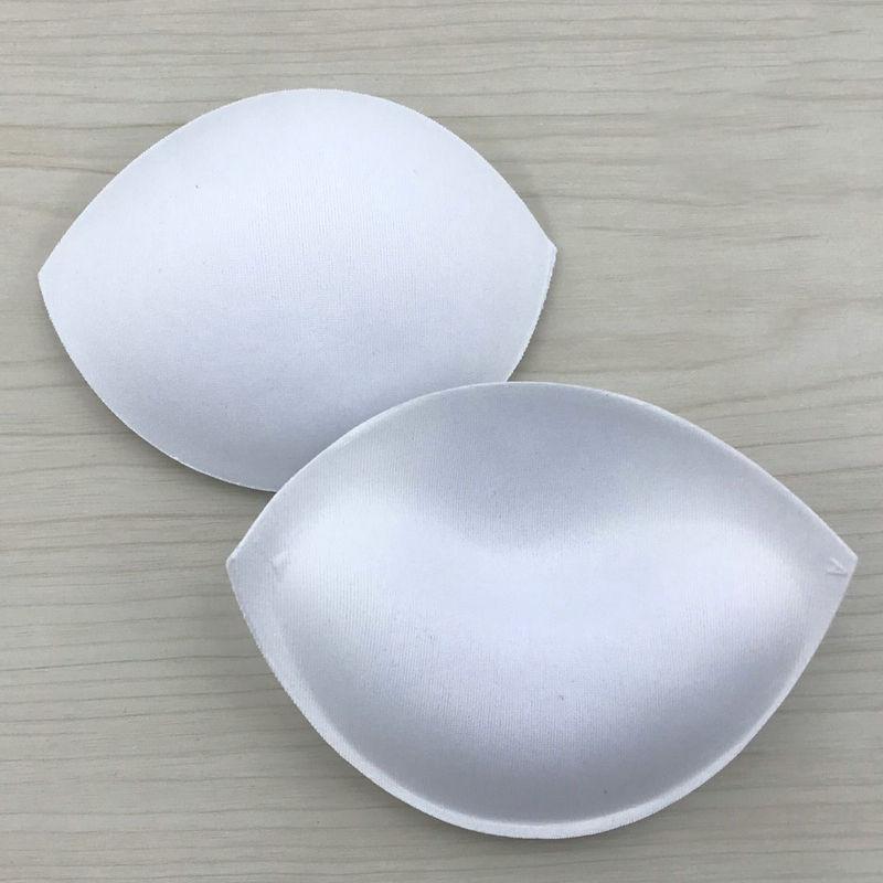 1Pair Sponge Bra Pads Push Up Breast Enhancer Removeable Bra Padding Inserts Cups for Swimsuit Bikini Padding Intimates