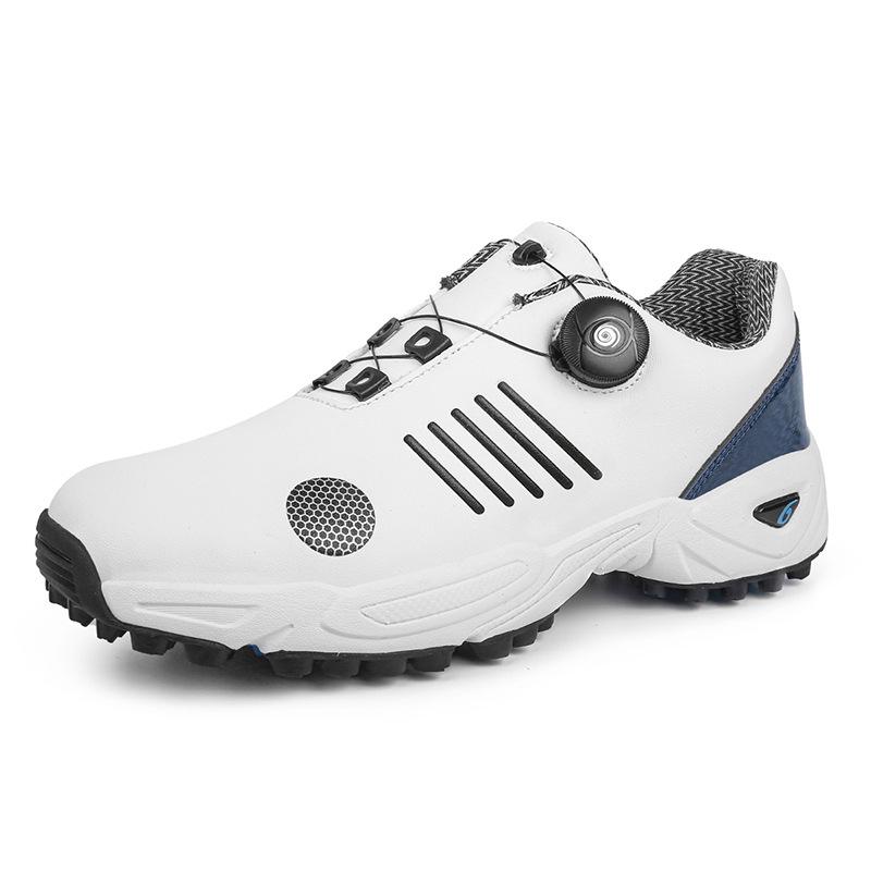 Men s G-617 Rotating Buckle Breathable Golf Shoes with Spikes 41