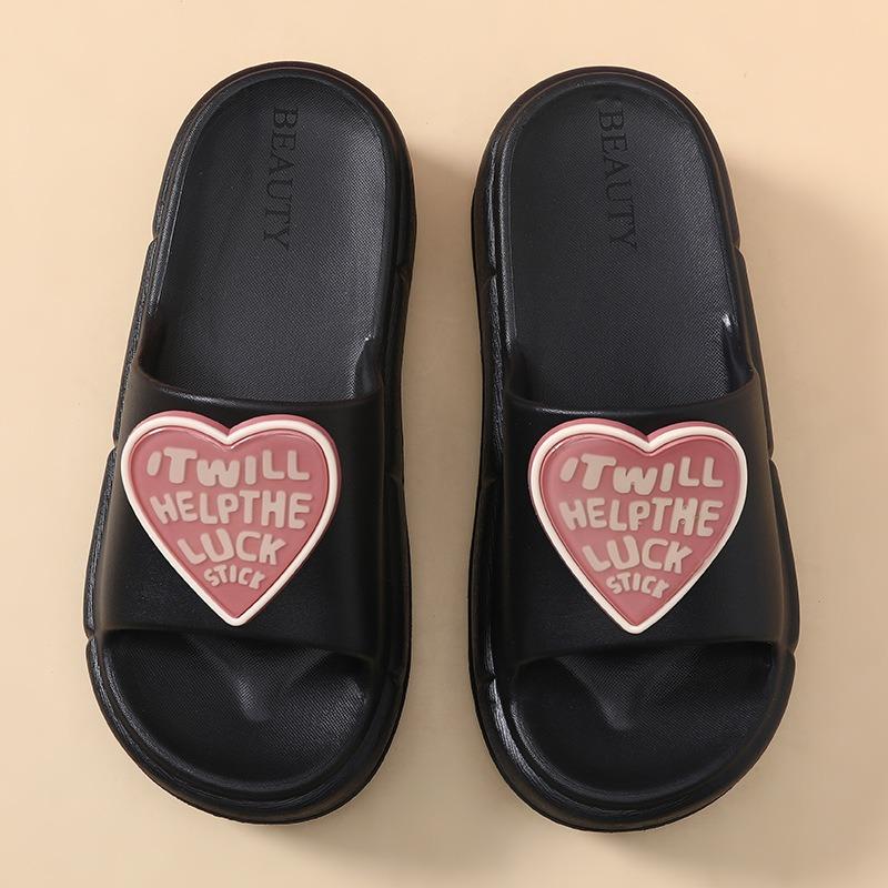 EVA Summer One-word Drag Increases the Height of 6 Cm Thick-soled Slippers for Women To Wear Non-slip and High-cool Slippers