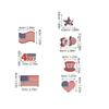 Face Stickers for Kids Independence Day Patriotic Stickers for 320Pcs