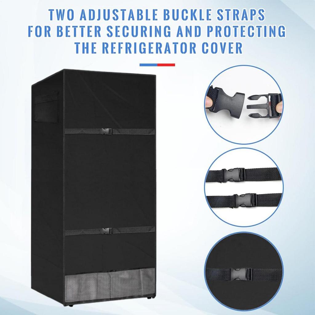 Oxford cloth vertical refrigerator protective cover waterproof Dustproof Sun-Proof Refrigerator Protector Refrigerator cover