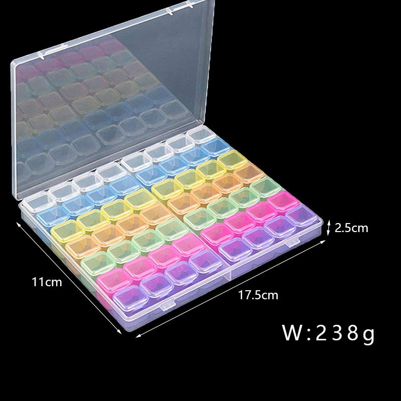 56/28 Scatola Ricamo Diamante Pittura Diamante Punto Croce Strumenti Scatole Accessori Custodia Utile Portaoggetti Smontabile