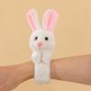 Adorable Plush Slap Bracelet Stuffed Animal Hugger Wristband Comfortable Snap Wrist Band for Kids Role Play Accessory