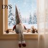 Fensterdekoration Plüsch-Weihnachtswichtelpuppen-Dekoration, Lange Beine Weiche Schwedische Figur, Kein Flusen Urlaub Stofftier Elf Zwerg Ornament für Zuhause