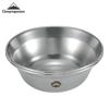 Koman S395-13-2P Set of Two 304 Stainless Steel Camping Rice Bowls for Hiking and Mountaineering