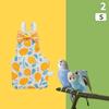Pañal para Paloma Pañales Para Pájaros Ropa de Tela para Loro Pajarita Lavable Traje de Vuelo para Loro Transpirable Mantener a los Pájaros Limpios