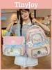 Cute Large Capacity Backpack For School Girls With Nylon Material