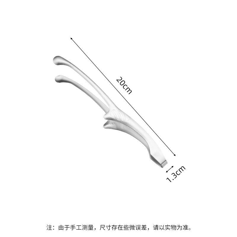 430 Stainless Steel, Korean Style Barbecue Clip, Stainless Steel Food Clip, Round Head Barbecue Clip, Pointed Meat Clip, Self-service Food Clip