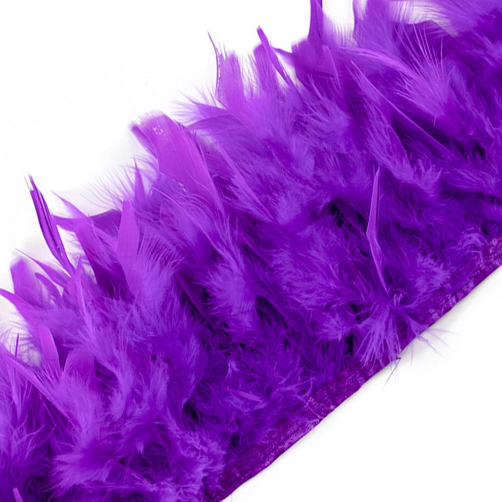 1Meter Natural Turkey Feathers Trims Height 10-15Cm Crafts Wedding Party Clothing Decor Diy Feather Ribbon Sewing Decoration