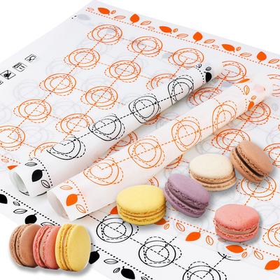 Silikon-Backmatte, antihaftbeschichtet, Macaron-Fondant-Backgeschirr, Keks-Pad, Ofen, Zuhause, für Kuchen, Gebäck, Werkzeuge, zum Ausrollen von Teigmatten