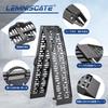 LEMNISCATE Aluminum Ladder Set of 228cm 680kg Weight Foldable Aluminum Lightweight Aluminum with Handles and Snap Hooks for Secure Motorcycle and