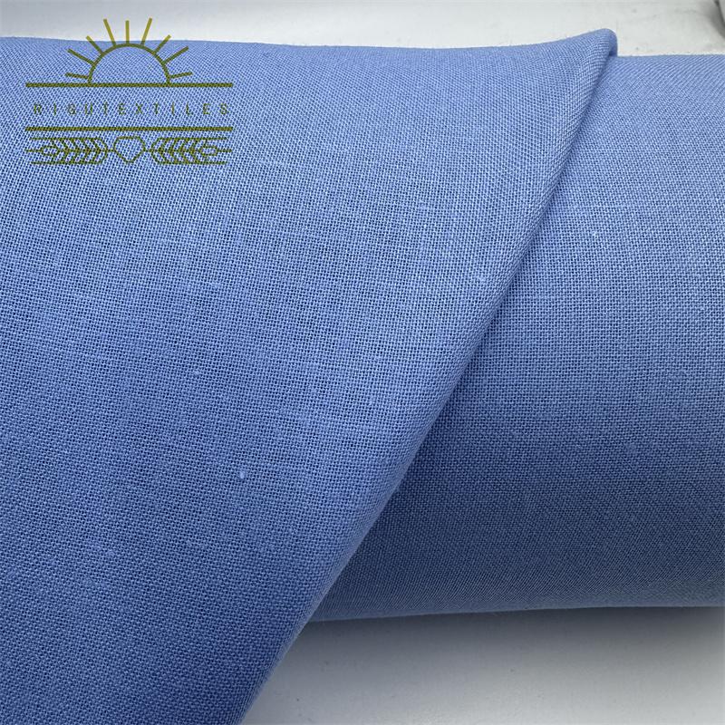 EcoFriendly Blended Linen Cotton Fabric for Garments and Home Textiles