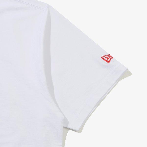 New Era Chicago Cubs Risograph T-shirt wit 15147519