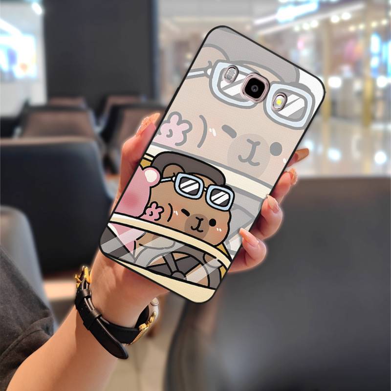 Full wrap Anti-dust Phone Case For Samsung Galaxy J510/J5 2016/J5108 Shockproof Soft case Graffiti Phone Pouch Couple