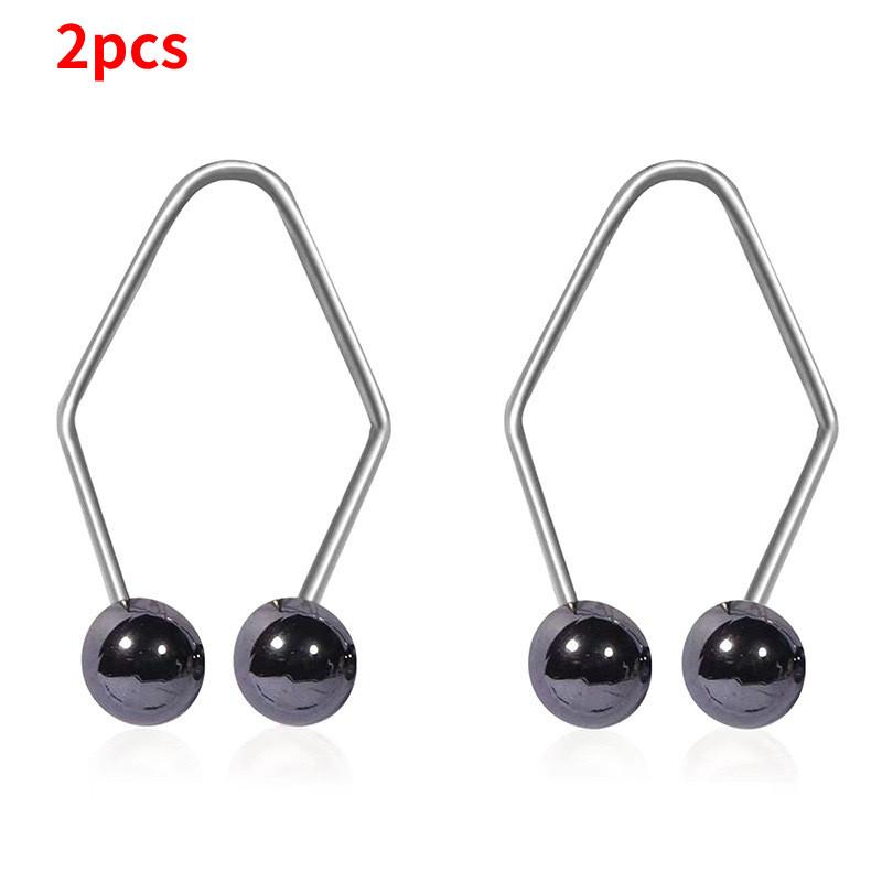 1 Pair Alloy Dimple Maker For Cheeks Pearl Facial Dimple Make Tool Training
