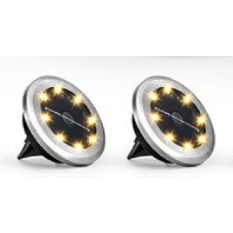 Outdoor Solar Stainless Steel Mini Underground Lamps for Gardens, Lawns, Roads and Landscape Decoration