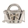 Kids Shoulder Charming Bag Designed With Shiny Colors And A Cute Bow For Fashionforward Preschoolers
