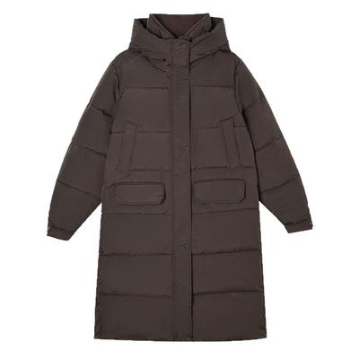 New Style Cotton Coat for Women, Knee-length Cotton Coat, Women's Hooded Thickened Winter Cotton-padded Jacket