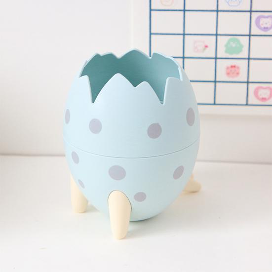 Kedves dinoszaurusz tojás alakú tolltartó Imádnivaló, nagy kapacitású műanyag tolltartó otthoni használatra