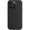 Apple Iphone 15 Pro Silicone Case With Magsafe - Midnight