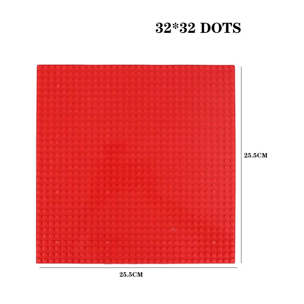 Classic Baseplate 32x32 Dots Building Blocks Bricks Base Plates DIY Plastic Board Building Blocks Baseplates Construction Toys