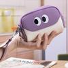 Women Multi-layer Zipper Wallet Genuine Leather Small Clutch Removable Wristband Bag for Ladies Luxury Cartoon Large Coin Purse