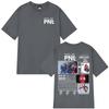 French Rapper PNL Tshirts Le Monde Chico Album Print Tshirt Unisex Women Hip Hop Fashion Cotton Short Sleeve T Shirts Streetwear