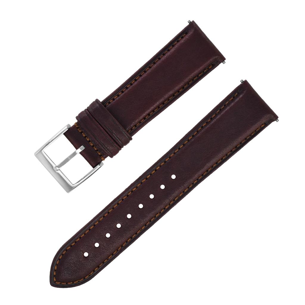 Orologio in Vera Pelle di Vacchetta con Pelle conciata al Vegetale, Adatto per Huawei Samsung Dw Cardi Cinturini per Orologi da Uomo e da Donna