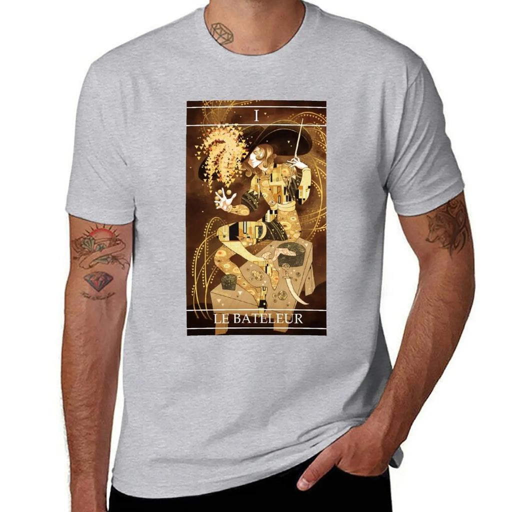 Tarot card 1 TShirt Aesthetic clothing baggy shirts tees mens t shirt