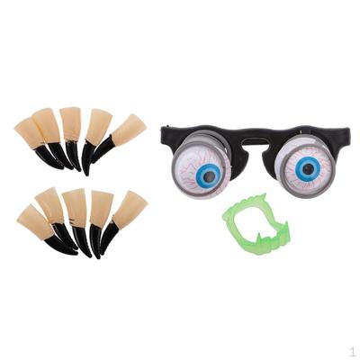 Eyes Glasses Fangs Fingers Halloween Costume Party Joke