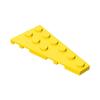 50pcs 54383 Wedge Plate 6 X 3 Right Bricks Collections Bulk Modular GBC Toys For Technical MOC DIY Building Block Compatible