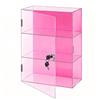Lockable Acrylic Display Case Transparent with Lock Sturdy