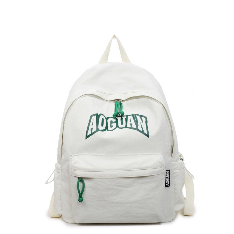 Niche schoolbag female junior high school simple leisure travel backpack large capacity college students class backpack tide