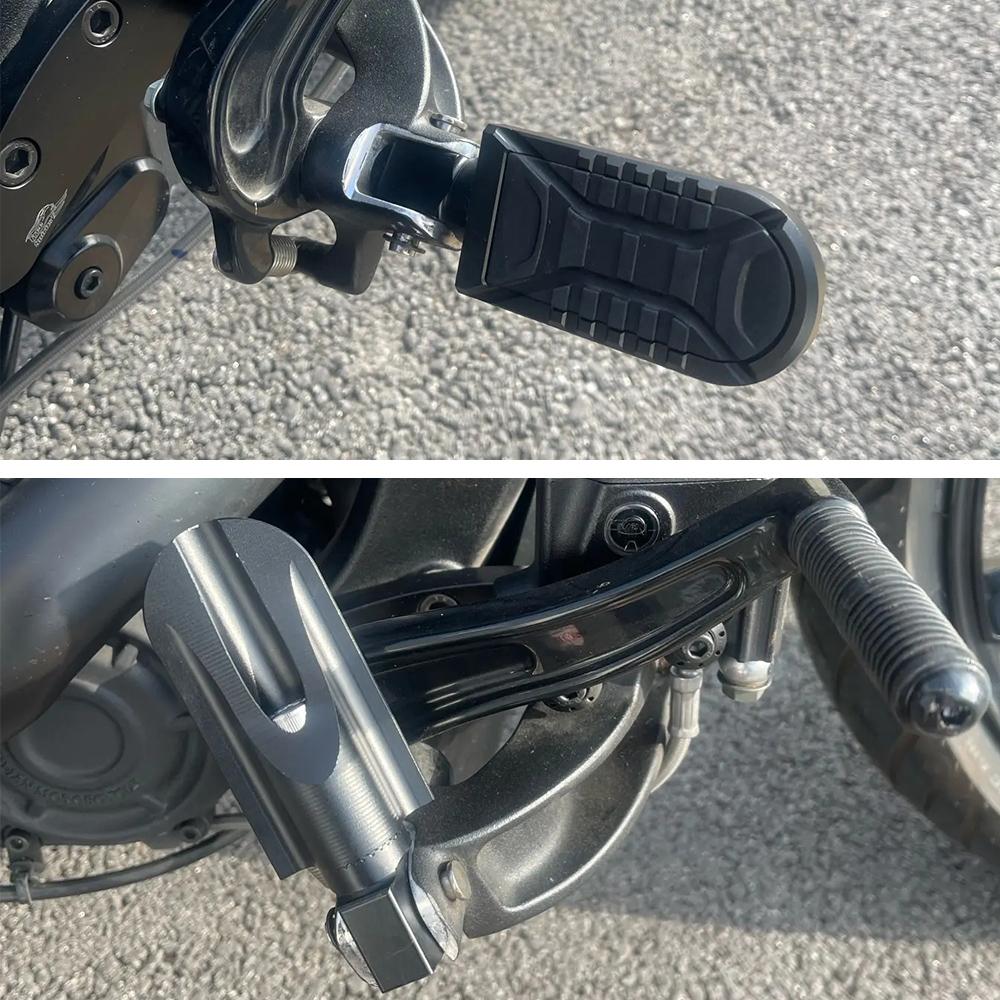 For Indian Scout Bobber Twenty Sixty ABS Rogue Rotatable FootPegs Rest Motorcycle Front Footrest 360 Degree Adjustable Foot Pegs
