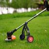 Adjustable String Trimmer Support Wheels Push Lawn Mower Stand Auxiliary Wheels Universal Lawn Mower Stand For Brush Cutter Part