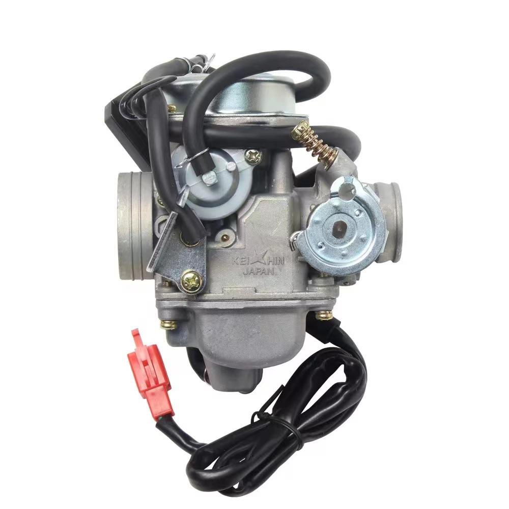 PD24J 24mm Carburetor for 125cc/150cc GY6 4-Stroke Motorcycles and ATVs
