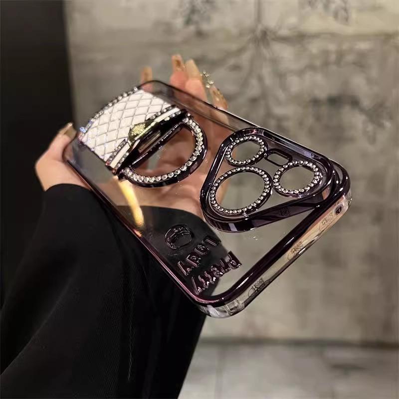 Xiaoxiang Feng Shui Diamond Stand, Huawei Pura70p Phone Case, Touch-up Mirror, Electroplated Mate60PRO, Anti-drop Protective Case