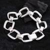 Chunky Chain Chain Bangle Geometric Hollow Hand Jewelry Fashion Statement Wristwear  Women Jewelry