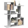 VidaXL Room Divider Shelf Concrete Grey 92x29x112 Cm, Bookcase, Book Support, Display Shelf, Shelf To 858123