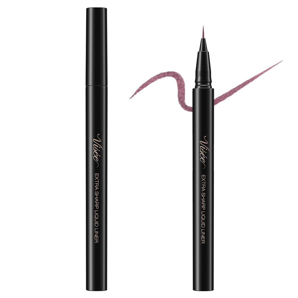 Visee Extra Sharp Liquid Eyeliner [All 4 Colors] 0.4mL - Smudge-Proof Ultra-Fine 0.01mm Liquid Eyeliner