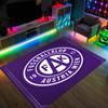 Austria Wien FC Design Crystal Velvet Carpet Cozy Non?Slip Printed Rug For Bedroom Living Room Entrance