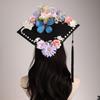 Graduation Flower Hairpin: New Style DIY Master’s Cap for College Student Photos and Gifts