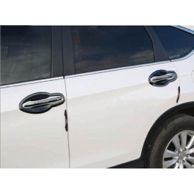 Cover trim exterior side door bowl 2012-2016 Black titanium For HONDA CR-V CRV